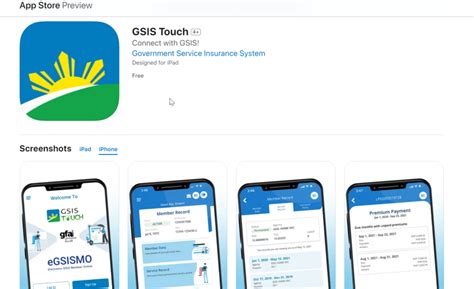 gsis/gsisview|GSIS Touch Mobile App .